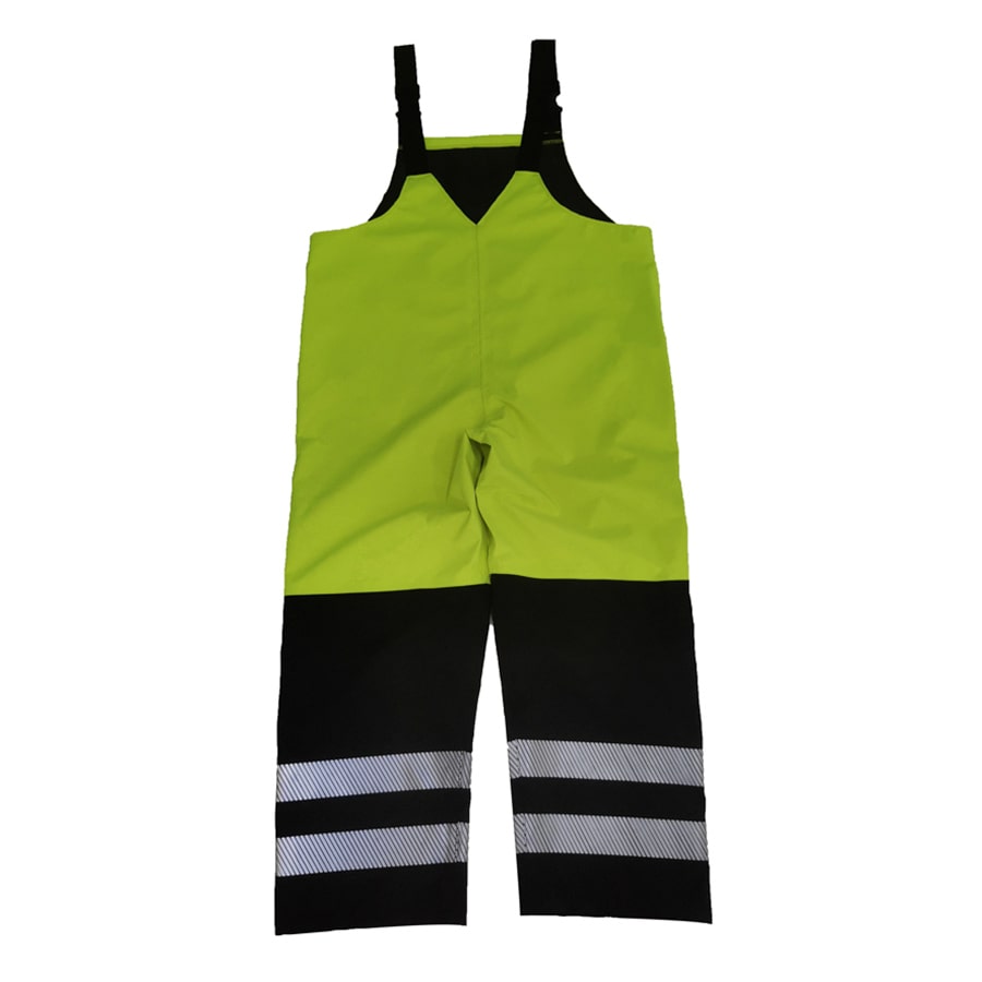 GORE-TEX PYRAD® 4SEASON CAT 3 FR/ARC Rated Breathable High Visibility Rainwear Bib Trouser Yellow/Black