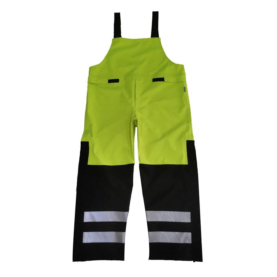 GORE-TEX PYRAD® 4SEASON CAT 3 FR/ARC Rated Breathable High Visibility Rainwear Bib Trouser Yellow/Black