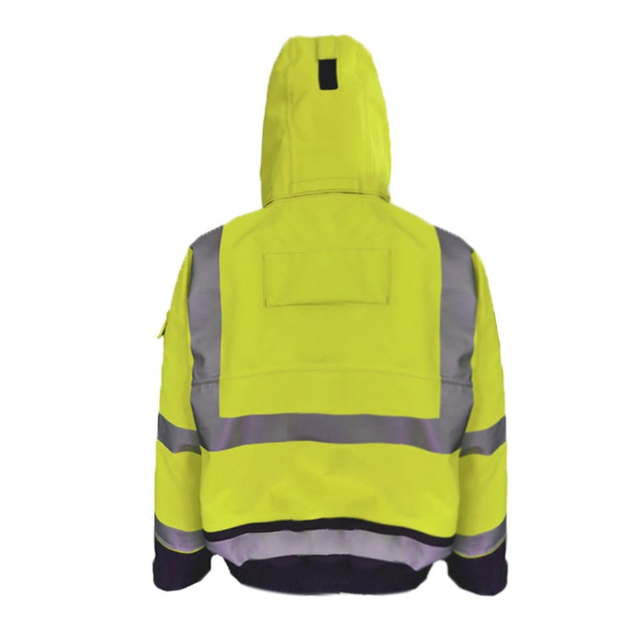 GORE-TEX PYRAD® EXTREME CAT 3 FR/ARC Rated Breathable High Visibility Rainwear Bomber Jacket Yellow/Black