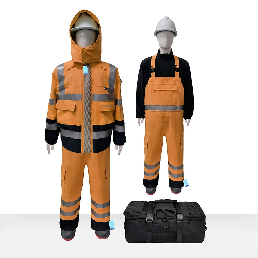 PRO ARC FR/ARC CAT 3 - KIT INCLUDES COAT AND BIB TROUSERS WITH KIT BAG