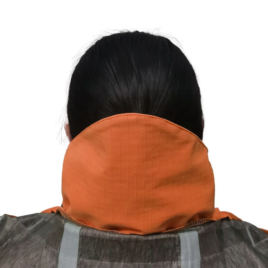PRO ARC FR/ARC CAT 3 Breathable High Visibility Rainwear Ladies Coat Orange/Navy