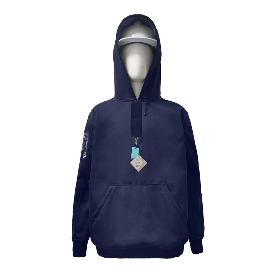 Neilsen FR/ARC Rated Navy Softshell Fleece Hoody made with PYRAD® WINDSTOPPER® Fabric by GORE-TEX LABS