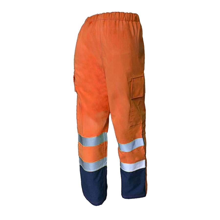 GORE-TEX PYRAD® 4SEASON CAT 3 FR/ARC Rated Breathable High Visibility Rainwear Over Trouser Orange/Black