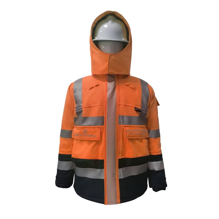 PRO-ARC-FR-ARC-Arctic-Rainwear-Coat-Orange-Navy