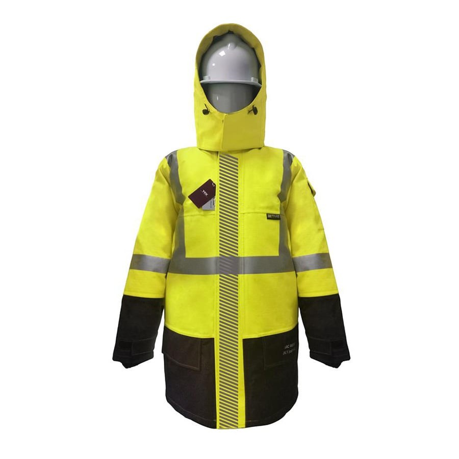 PRO-ARC-FR-ARC-CAT-3-Breathable-High-Visibility-Rainwear-Coat-Yellow-Black